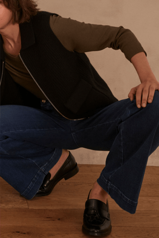 Colete em lã - Preto