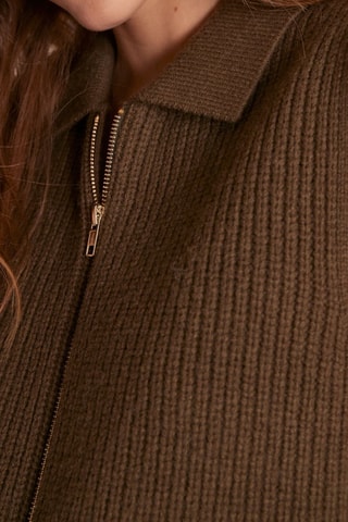 Chaleco de lana - Caqui