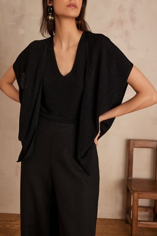 Casaco de malha - Preto