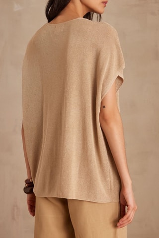 Casaco de malha - Bege