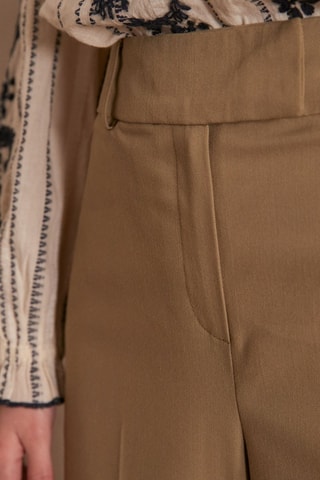 Pantalón wide leg - Marrón claro