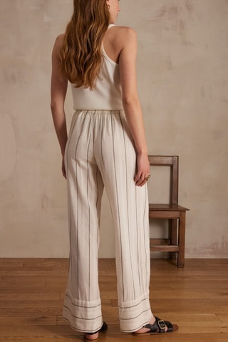 Pantalón - Crudo y marrón