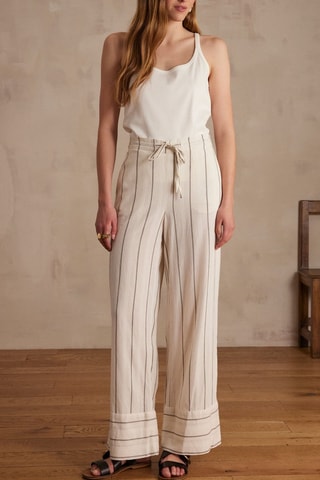 Pantalón - Crudo y marrón