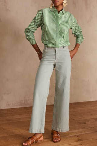 Pantalón ancho - Verde