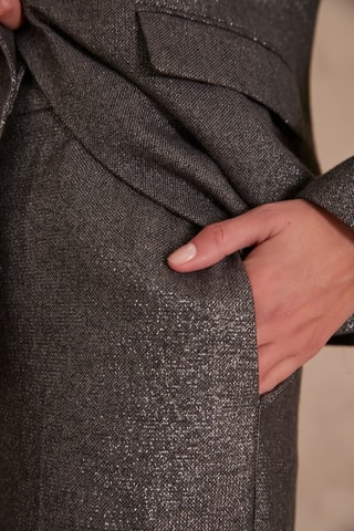 Pantalón ancho - Plateado