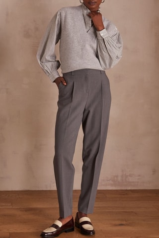 Pantalón carrot - Gris