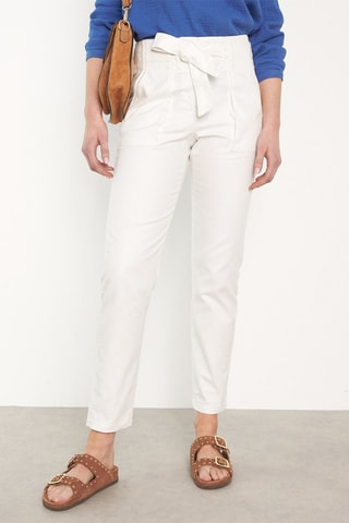 Pantalon cigarette 7/8 taille haute Sergio Blanc