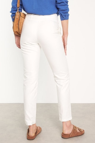 Pantalon cigarette 7/8 taille haute Sergio Blanc