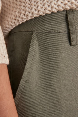 Pantalón de lino - Caqui