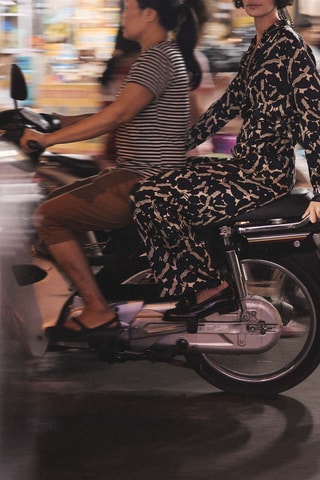 Pantalon large - Anthracite