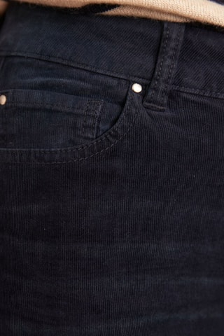 Pantalón flare de terciopelo - Azul marino