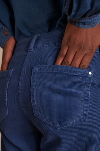 Pantalón ancho de pana - Azul rey