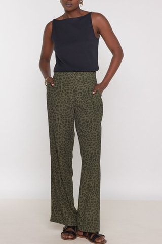 Pantalón ancho - Verde oliva