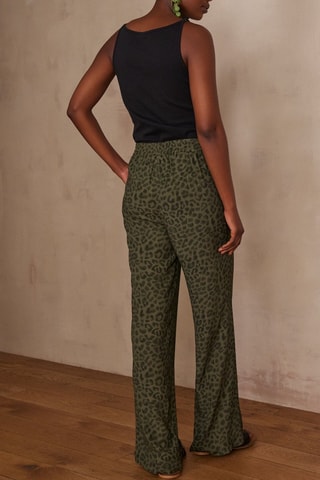 Pantalón ancho - Verde oliva