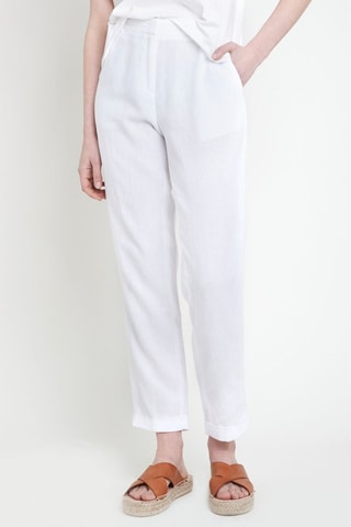 Pantalón de lino - Blanco
