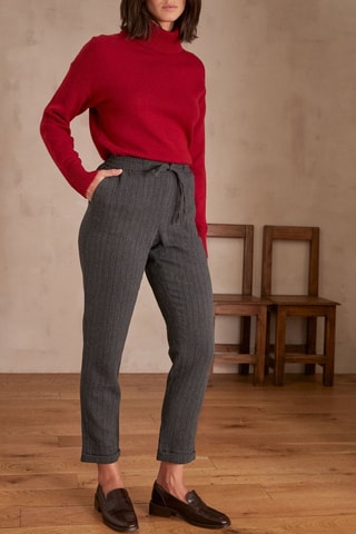 Pantalón pitillo - Antracita jaspeado