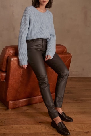 Pantalón slim fit - Marrón