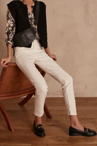 Pantalón slim fit - Crudo