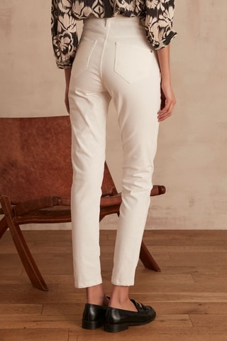 Pantalón slim fit - Crudo