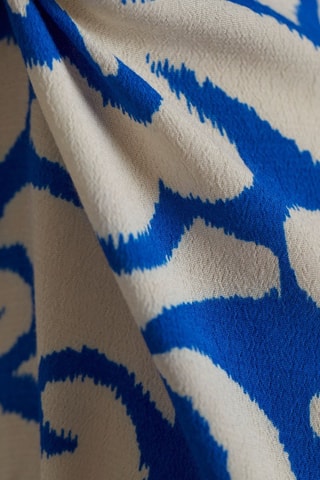 Pantalón ancho - Azul y blanco