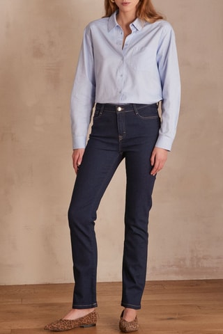 Vaquero recto - Azul oscuro