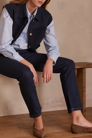 Vaquero recto - Azul oscuro