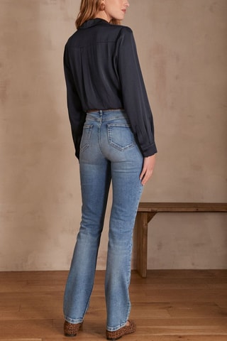 Vaquero recto - Azul