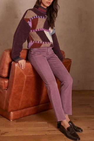 Vaquero recto - Violeta