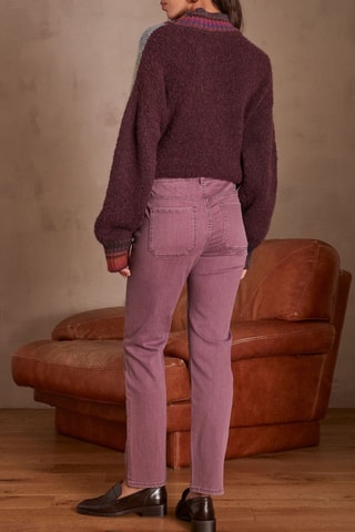 Vaquero recto - Violeta