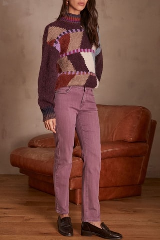 Vaquero recto - Violeta