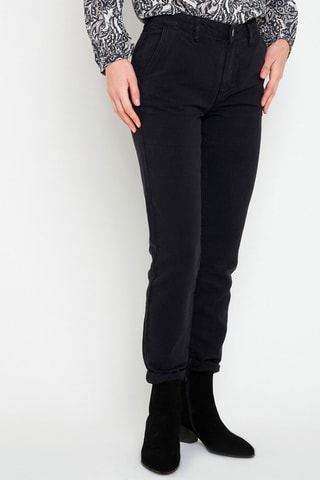 Vaquero de lino - Negro