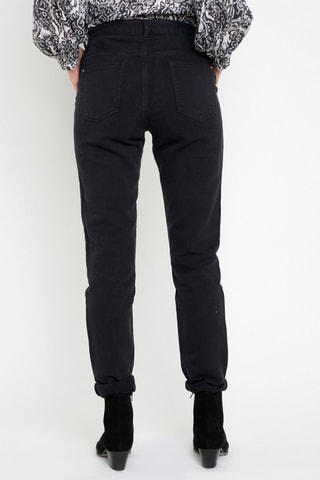 Vaquero de lino - Negro