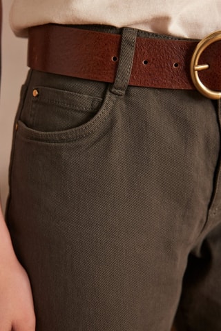 Vaquero recto - Marrón