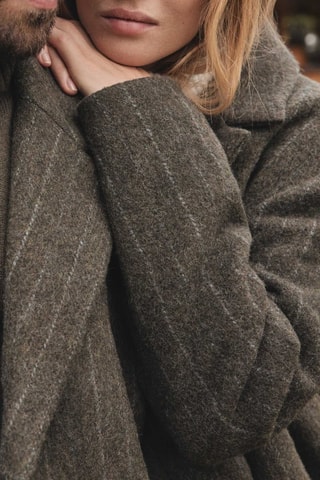 Abrigo de lana - Caqui