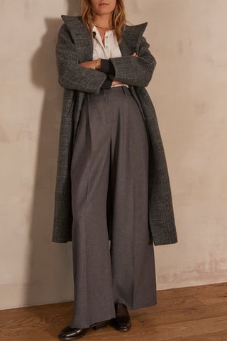 Abrigo de lana - Antracita