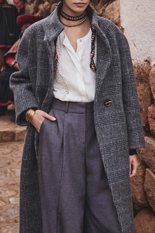 Abrigo de lana - Antracita