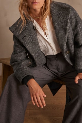 Abrigo de lana - Antracita