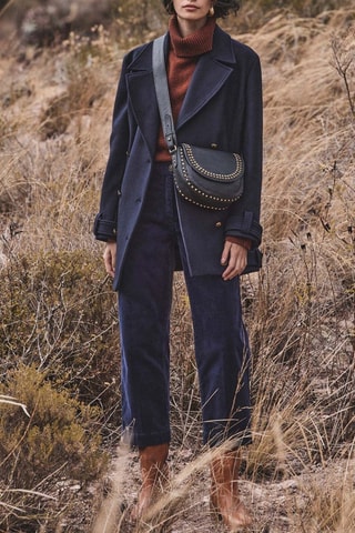 Abrigo de lana - Antracita jaspeado