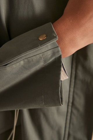 Parka con capucha - Caqui