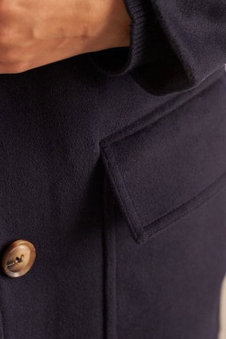 Abrigo de lana - Azul marino