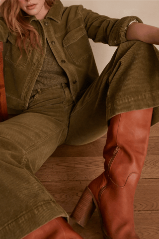 Chaqueta de pana - Caqui