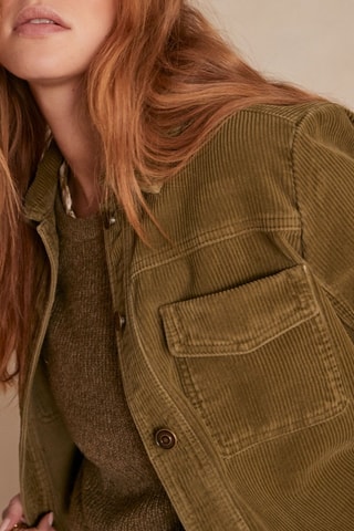 Chaqueta de pana - Caqui