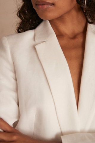 Giacca in lino - Ecrù