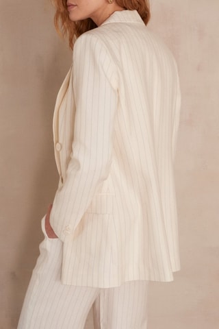 Chaqueta de lino - Crudo