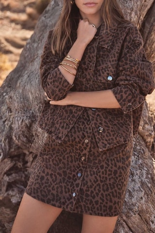 Chaqueta vaquera - Marrón