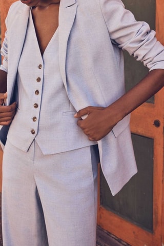 Chaqueta - Celeste jaspeado