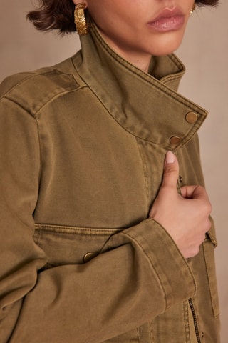 Veste en jean - Kaki