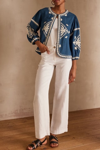 Chaqueta - Azul petróleo