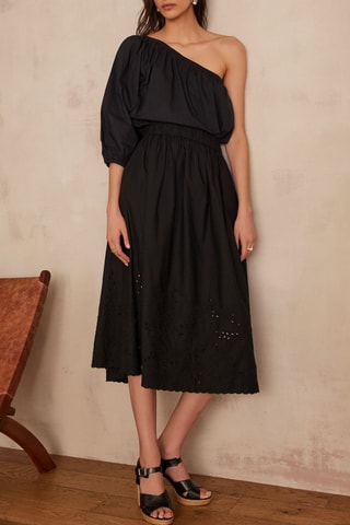 Top assimétrico - Preto