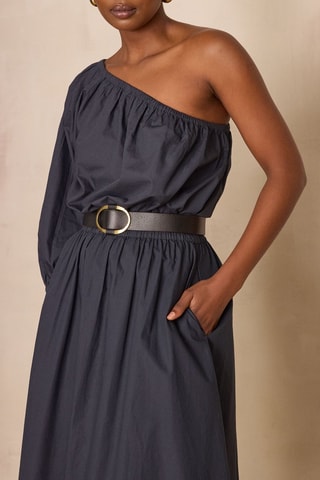 Top asimétrico - Antracita